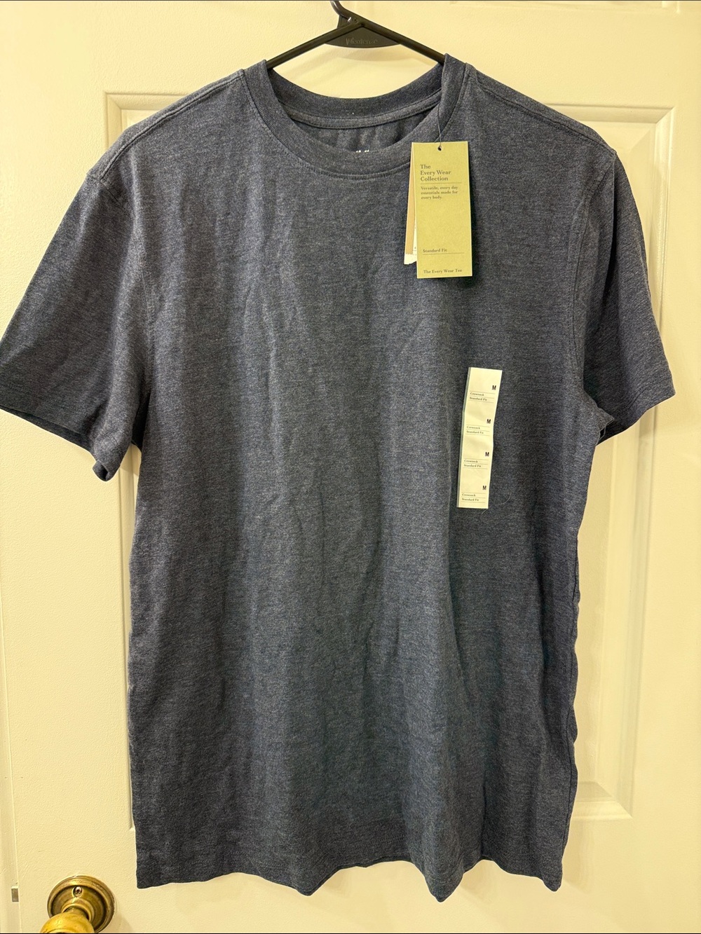 Goodfellow & Co Short Sleeve Crewneck T-Shirt in Heather Blue